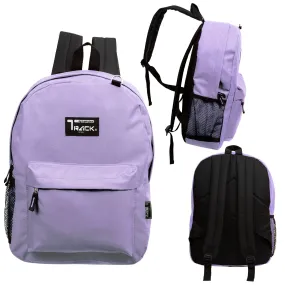 17" Classic Bulk Lavender Purple Backpacks | Wholesale Case of 24 Bookbags