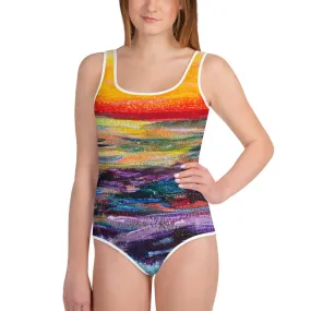 'All Creation Sings' All-Over Print Youth Swimsuit