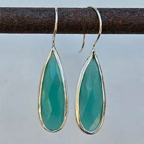 Aqua Chalcedony Silver Desert Mirage