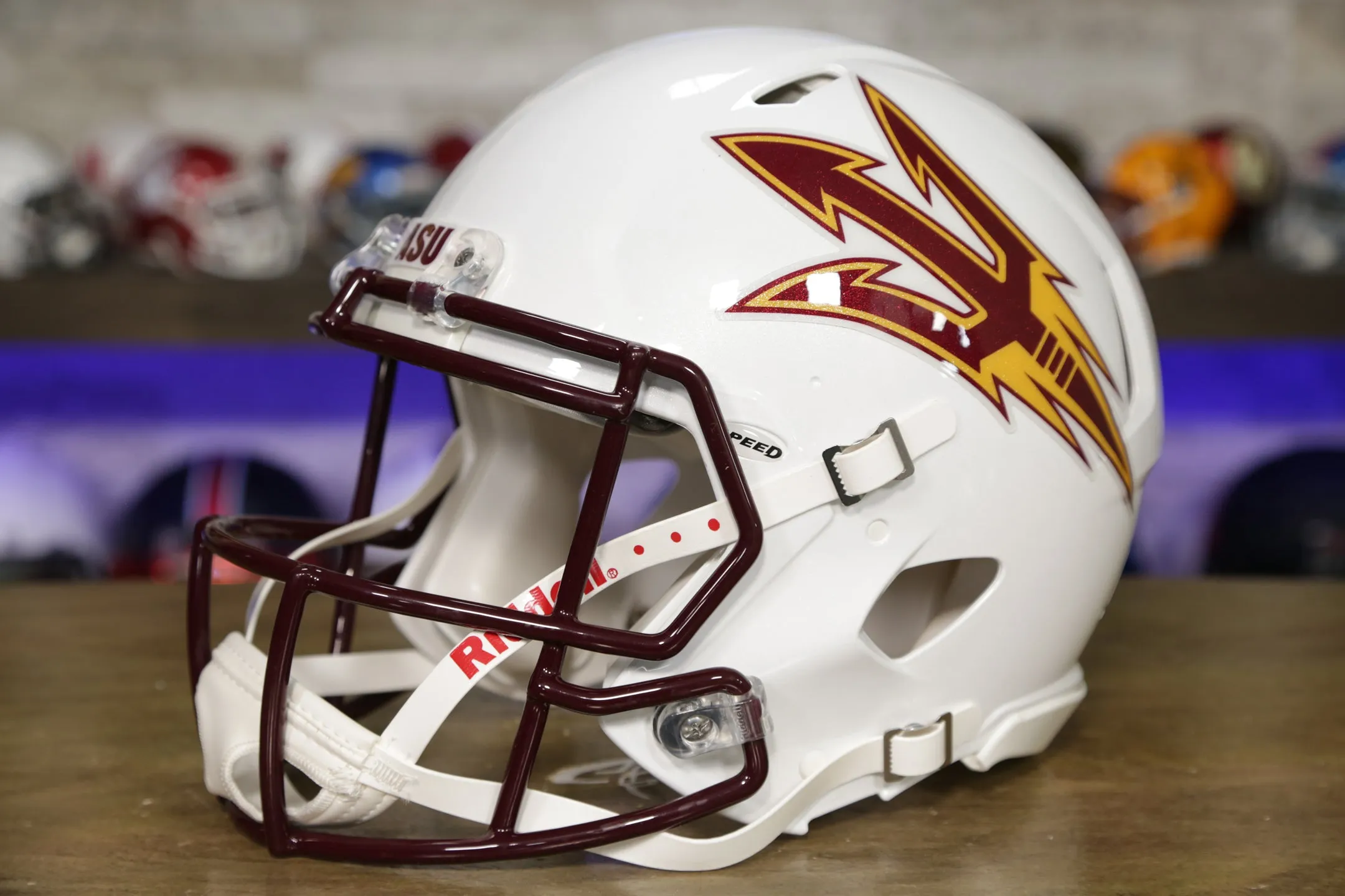 Arizona State Sun Devils Riddell Speed Authentic Helmet - White