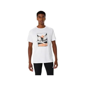 ASICS Men's Track Event Graphic Top (Brilliant White)