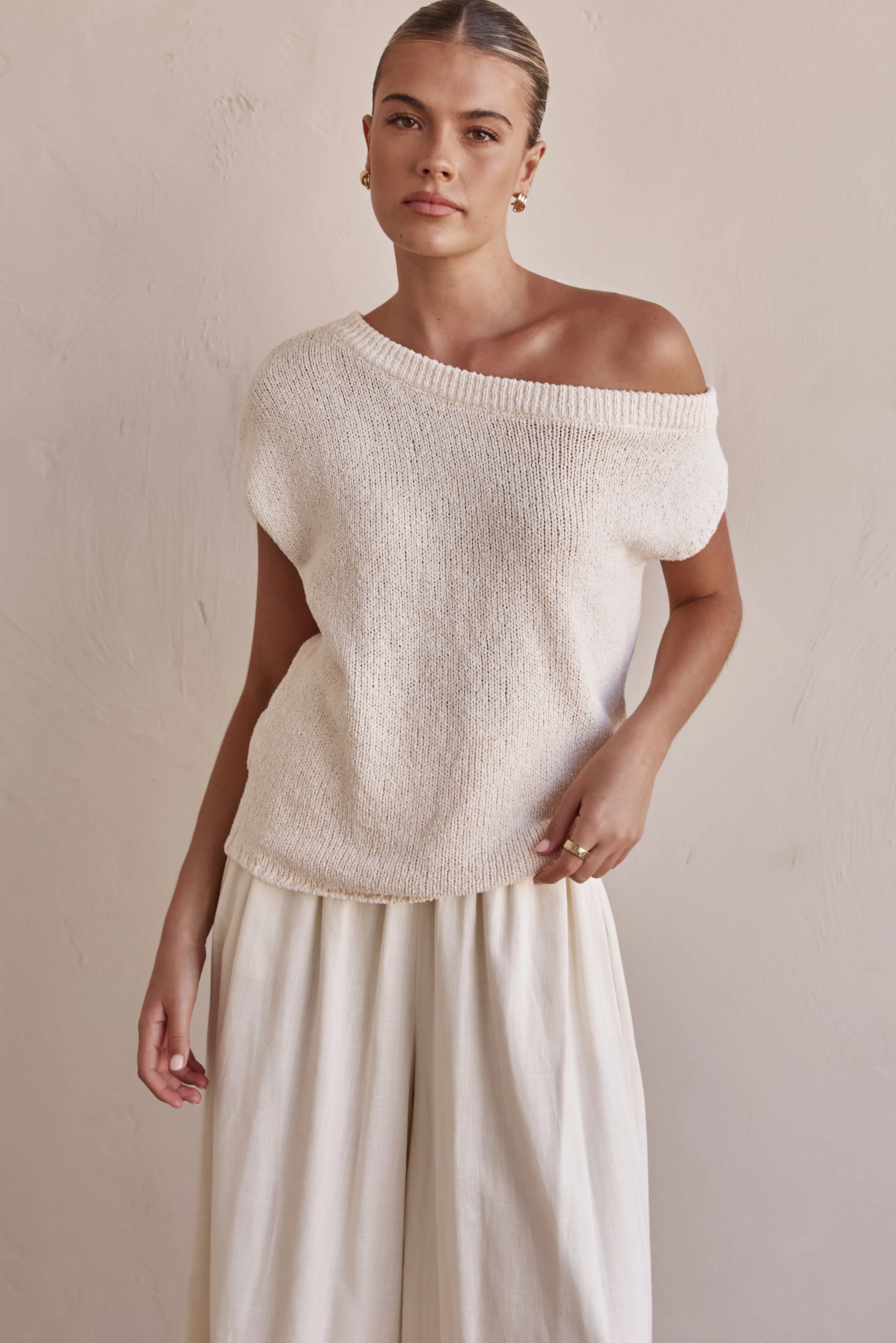 Bali Knit Top (Cream)