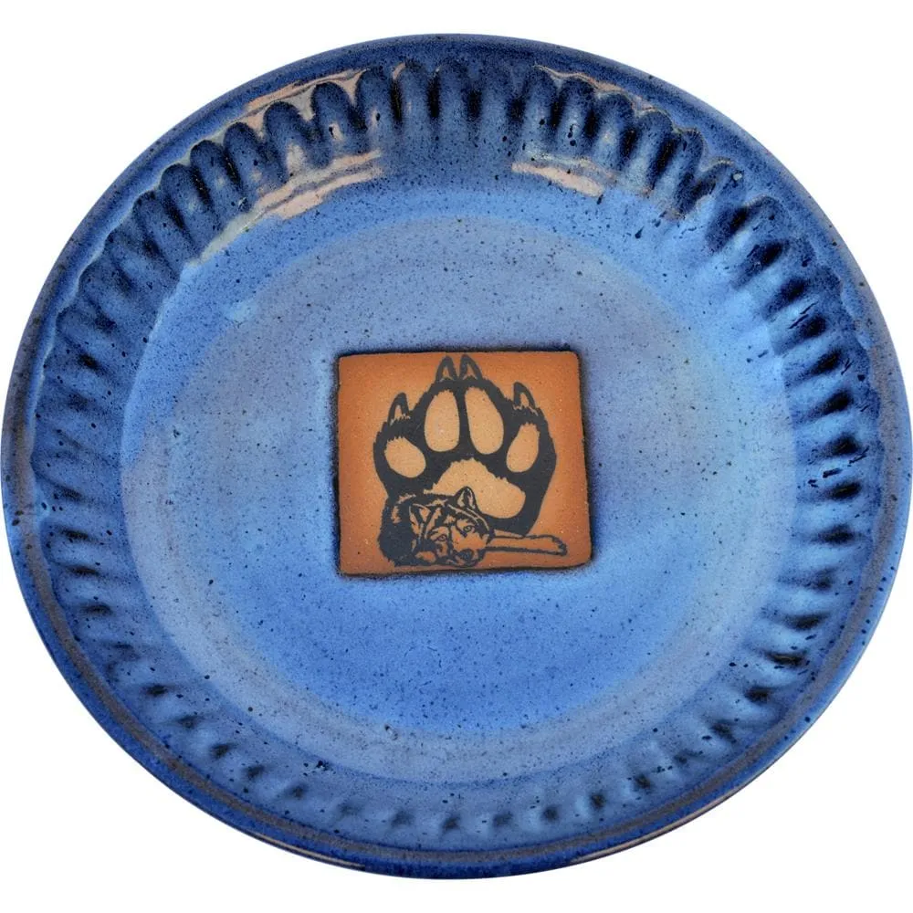 Blue Wolf Ceramic Drink Tankard