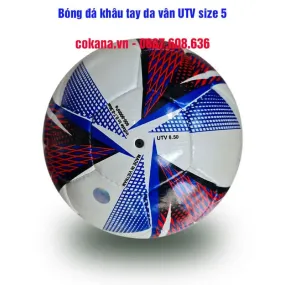 Bóng đá Bách Hiền khâu tay da vân UTV size số 5 thi đấu chuyên nghiệp