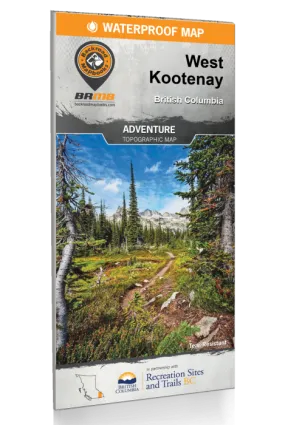 BRMB West Kootenay BC Waterproof Map-3rd