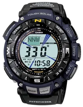 Casio Solar Triple Sensor Pathfinder - Nylon Strap - World Time - Compass