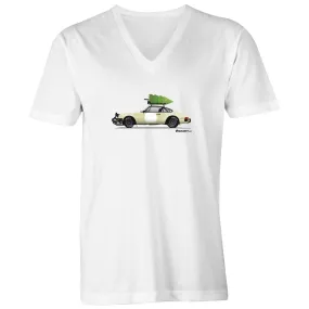 Christmas Porsche 911 Safari  Mens V-Neck Tee