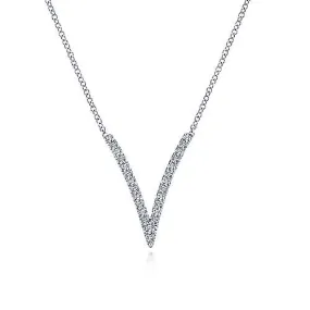 Diamond V Necklace