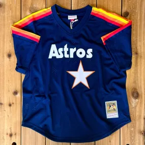 Houston Astros 1988 Nolan Ryan Authentic Cooperstown Collection Mesh BP Jersey (Navy)