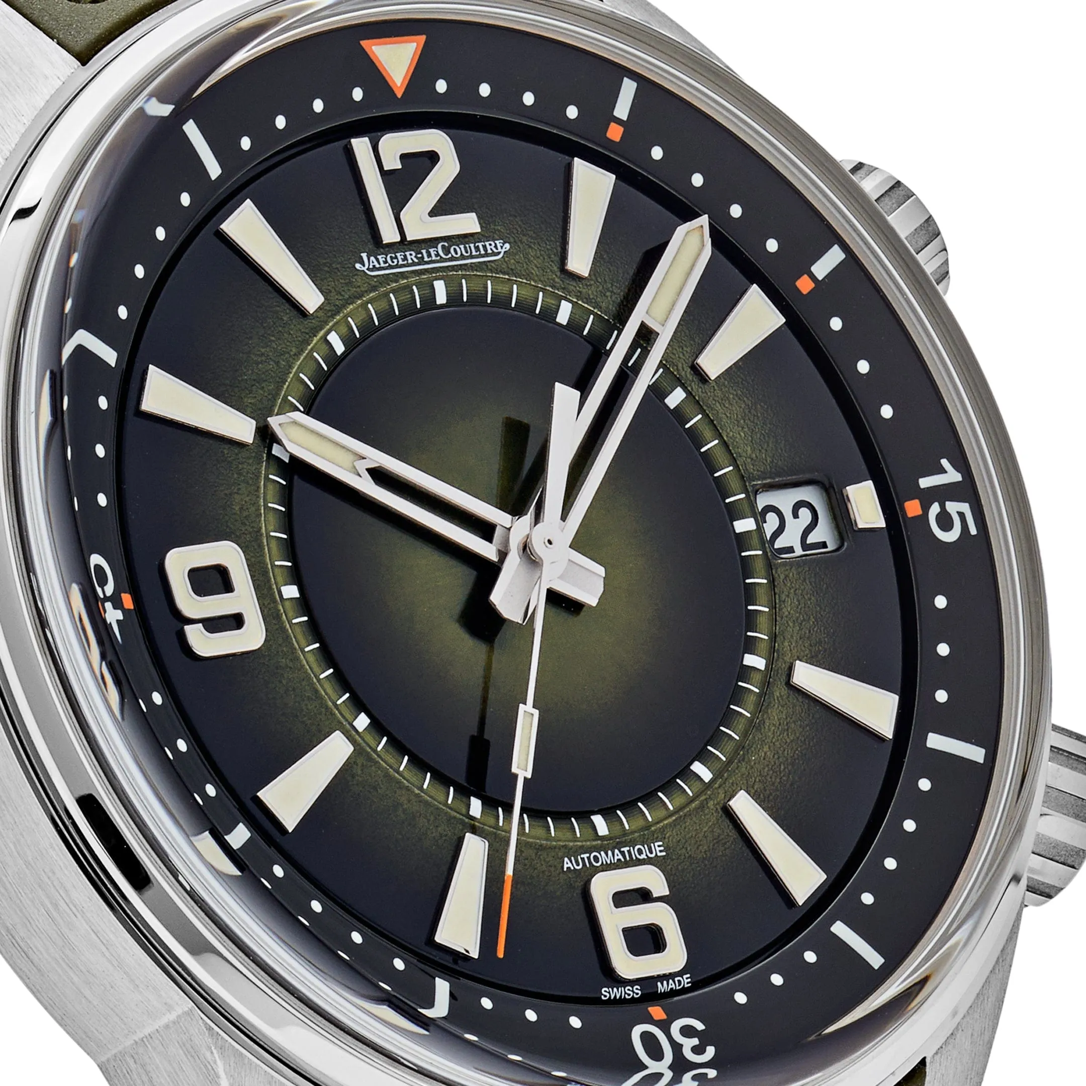 Jaeger-LeCoultre Polaris Date Q906863J Stainless Steel Green Dial