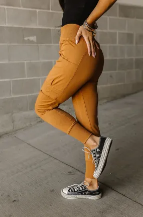 Level Up Joggers - Mustard