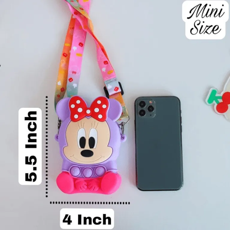 Mickey & Minnie Pop It Bag!  Fidget Fun   Shoulder Bag for Kids | CLEARANCE SALE