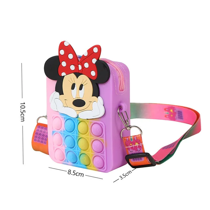 Mickey & Minnie Pop It Bag!  Fidget Fun   Shoulder Bag for Kids | CLEARANCE SALE