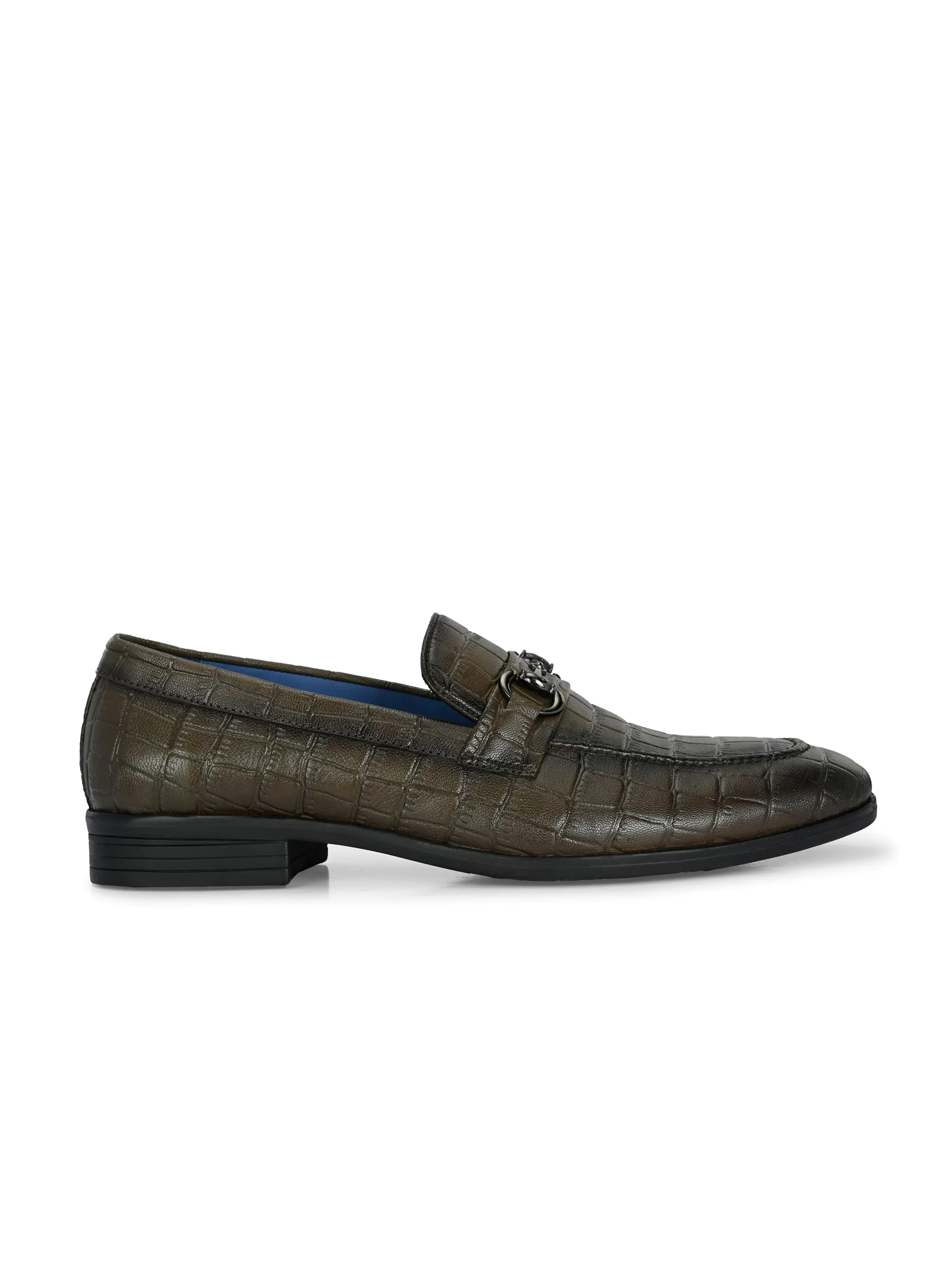 Prive Olive Formal Slip-Ons