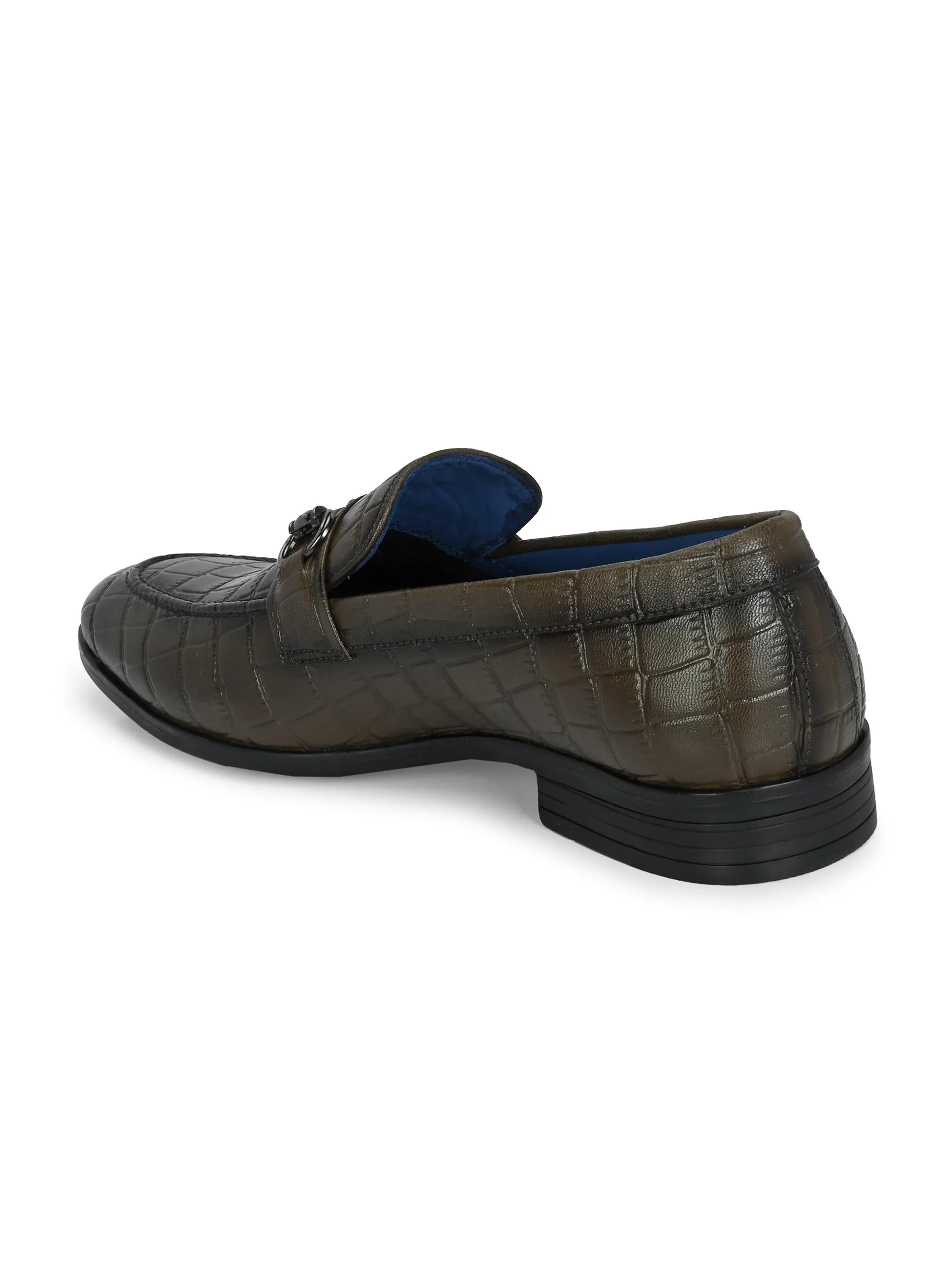 Prive Olive Formal Slip-Ons