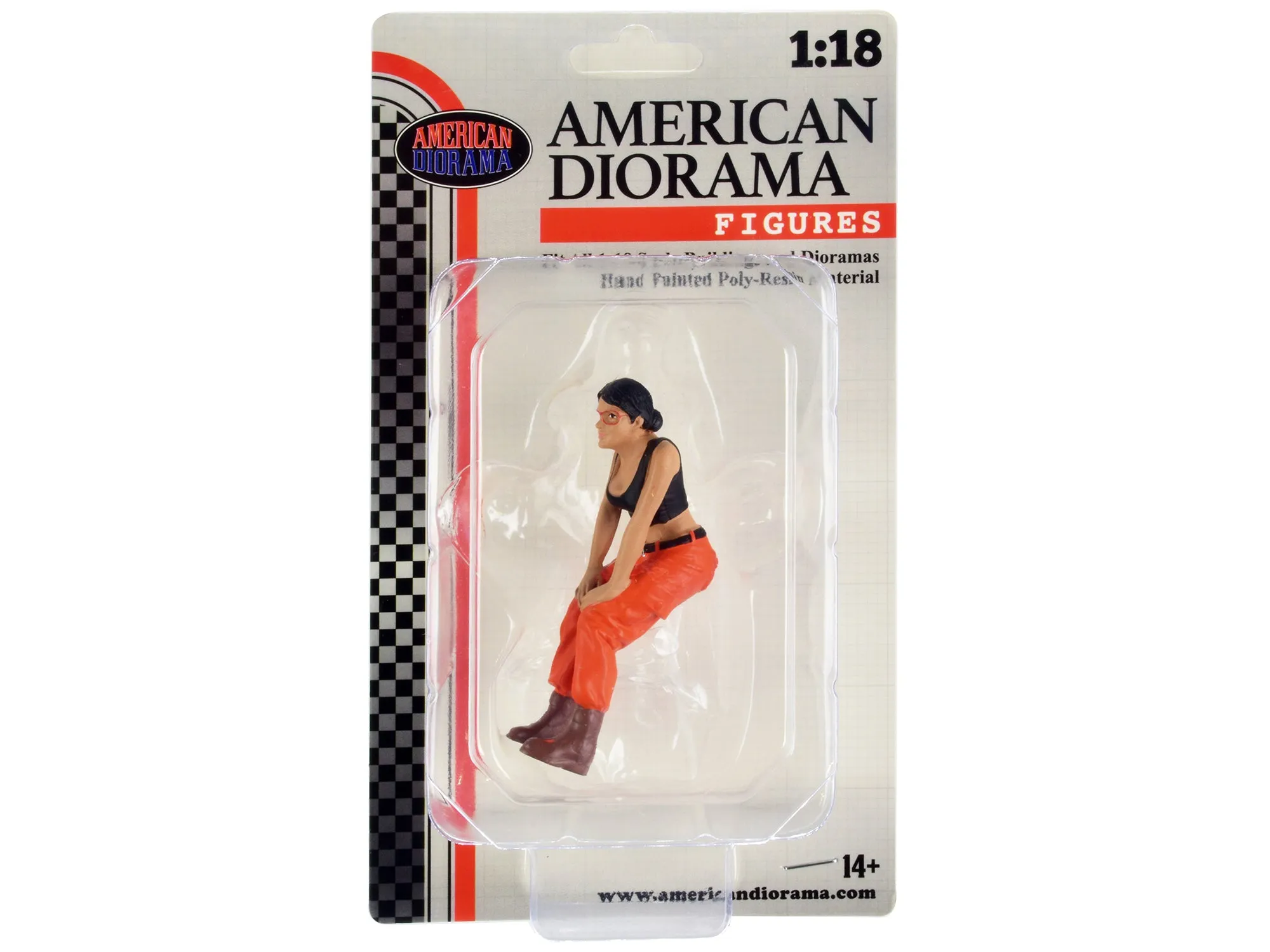 "Hip Hop Girls" Figure 4 for 1/18 Scale Models by American Diorama