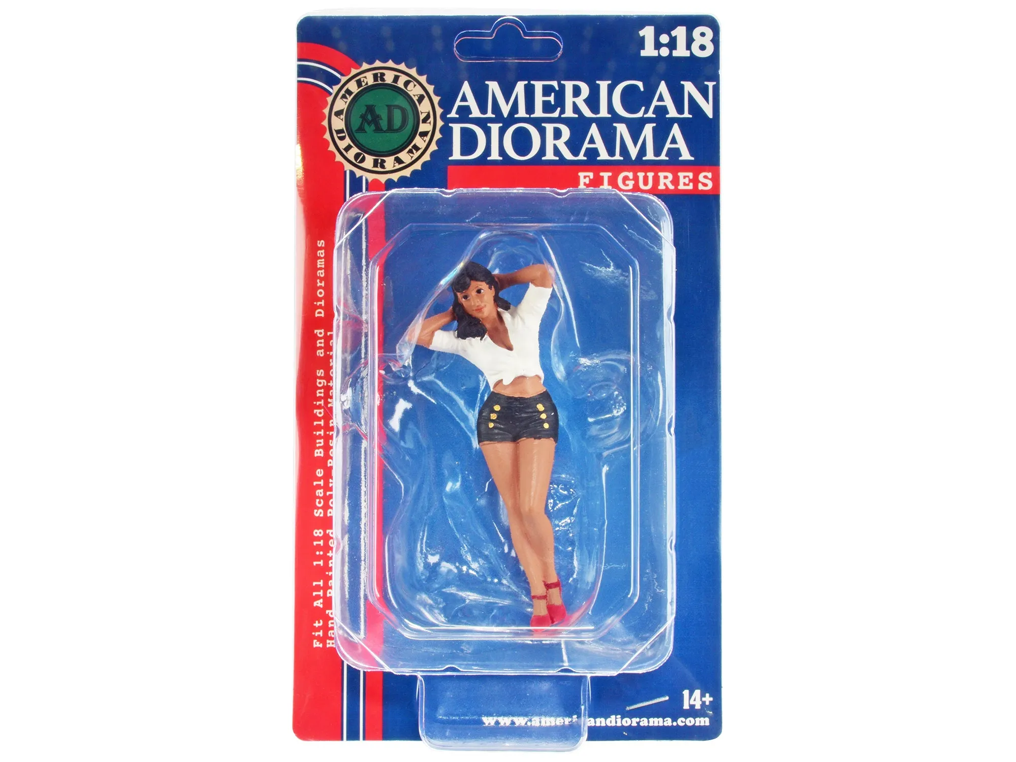 "Pin-Up Girls" Jean Figure for 1/18 Scale Models by American Diorama