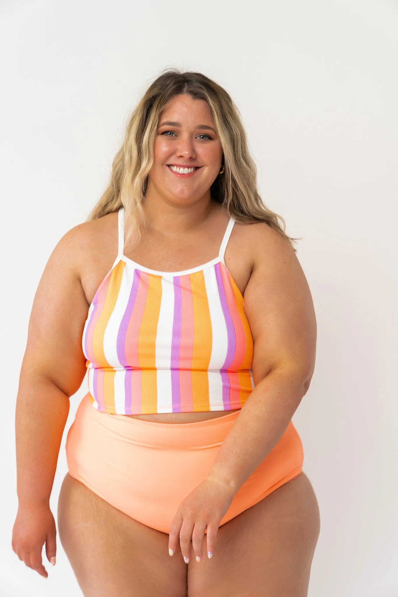 Sun Kissed Top | Sherbet Stripe